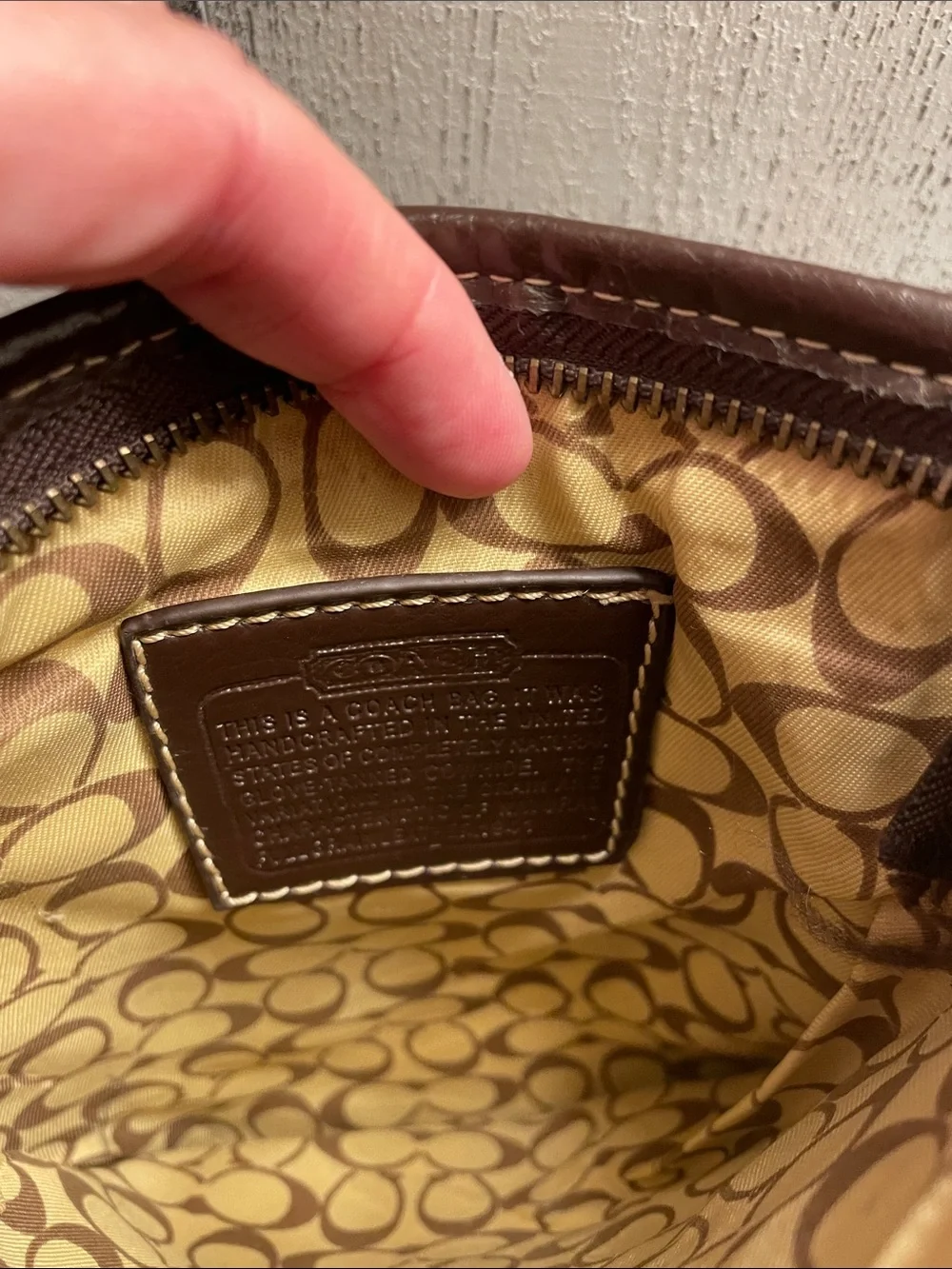 Coach compact messenger
